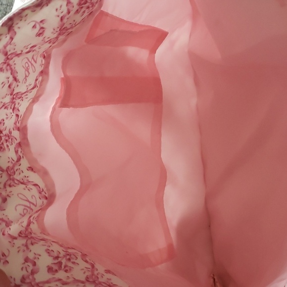 Longaberger Hope Breast Cancer Awareness Pink Quilted Small  Tote Purse - Picture 5 of 6